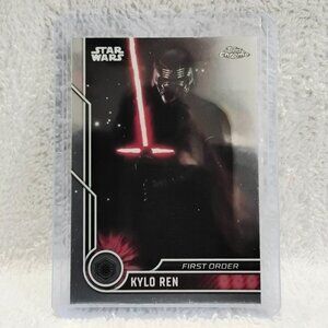 5/$20 Mint 2023.Topps Chrome Kylo Ren Star Wars Card 71!!